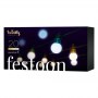 Twinkly | Festoon Smart LED Lights 40 AWW (Gold+Silver) G45 bulbs, 20m | AWW - Cool to Warm white - 2